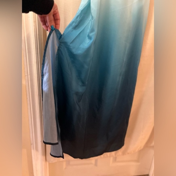 ⚪️ la Blanca blue ombré summer cover up size medium - Picture 2 of 8